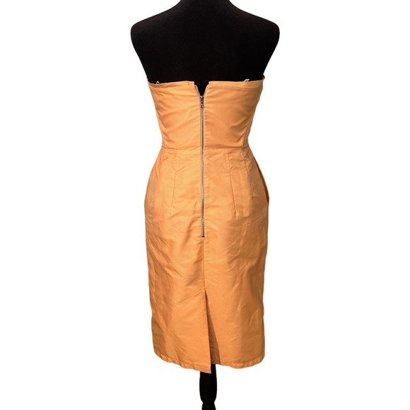 Lisa Baday Strapless Original Silk Dress- 4 - Picture 4 of 6